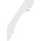 Ekena Millwork 3 1/2-in. W x 24-in. D x 36-in. H Olympic Architectural Grade PVC Knee Brace BRCP035X24X36OLY - alternate 4